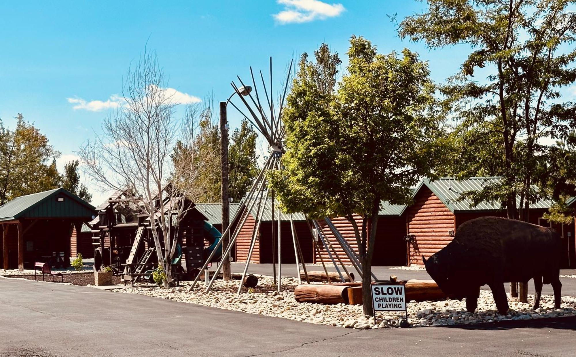 Badlands Frontier Cabins Wall Bagian luar foto